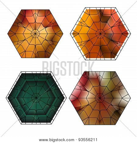 Set Of Gemstone Vector Pattern