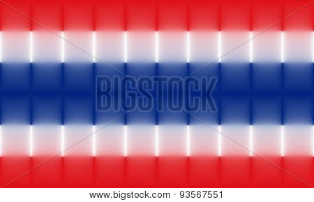 Abstract Thailand Flag