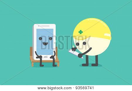 Telephone waiting maintenance