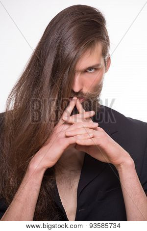 Bearded top model