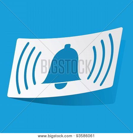 Alarm sticker