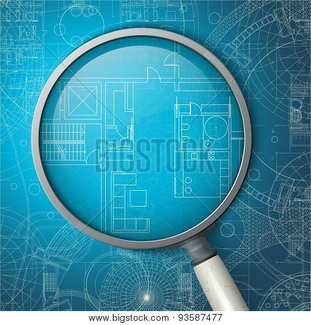 Architectural blueprint.