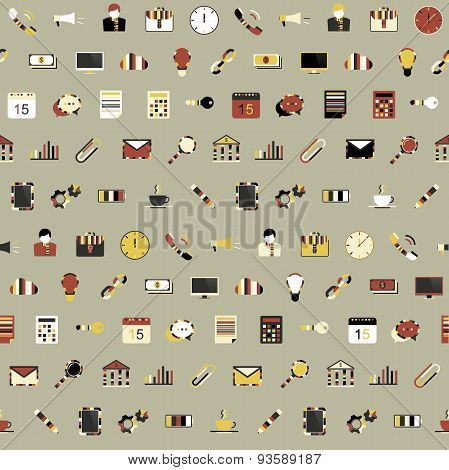 Office seamless pattern