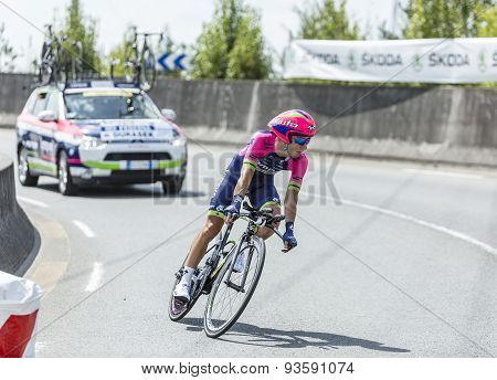 The Cyclist Kristijan Durasek - Tour De France 2014