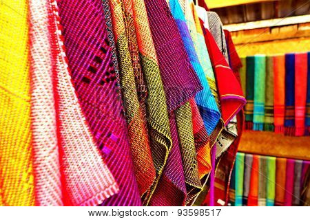 Thai native fabric in Chiangmai