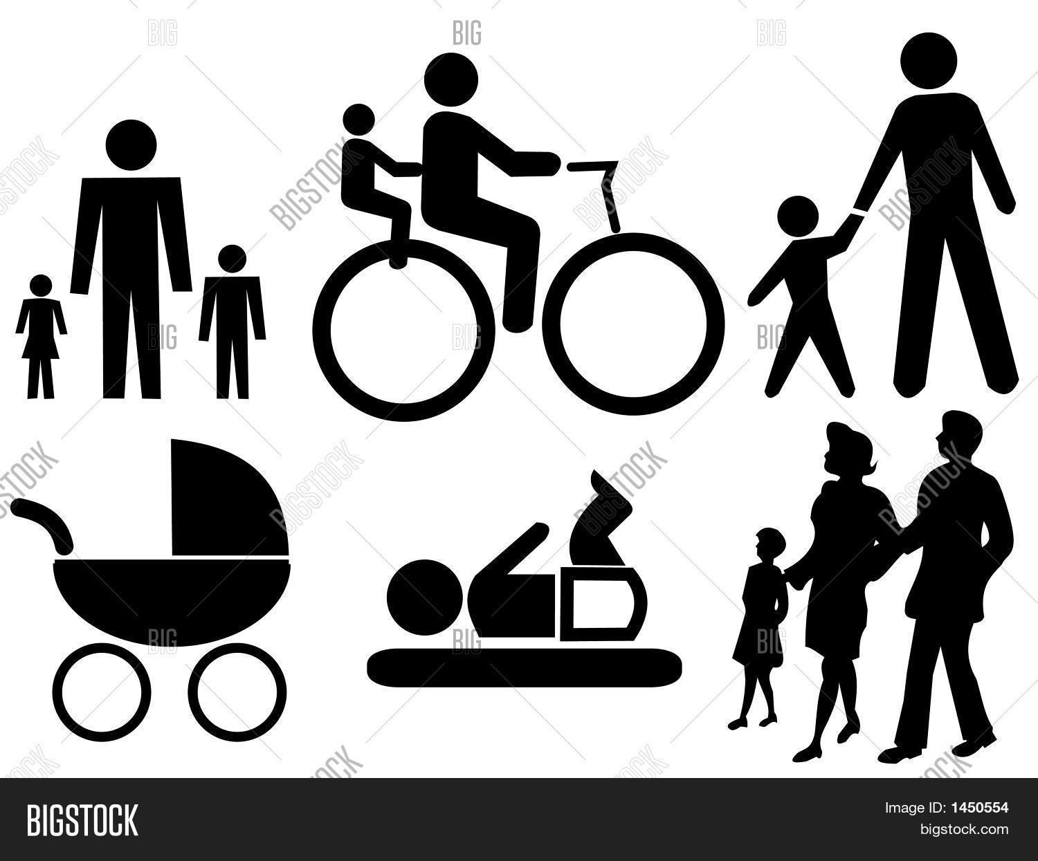 Projenizin bütçesine uygun fiyatlı, yüksek kaliteli assorted family silhoue...