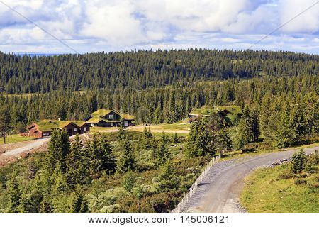 This is small village in the upland area of the province of Buskerud in Norway.