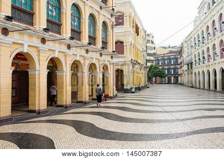 Macau, August 01, 2016: Senado square