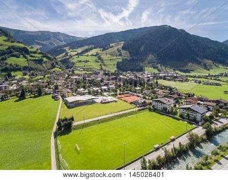 Rauris in Austria mountain village in the Alps Salzburg