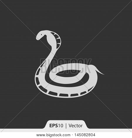 Cobra Snake Vector Icon For Web And Mobile