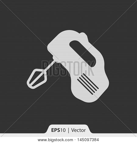 Hand Mixer Vector Icon For Web And Mobile