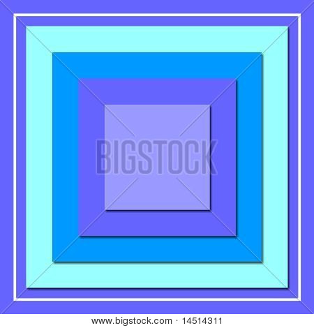 Fett blau-Quadrate