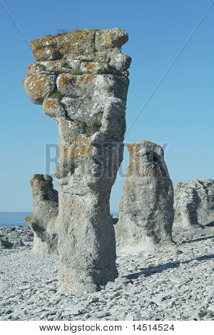 石灰岩の柱