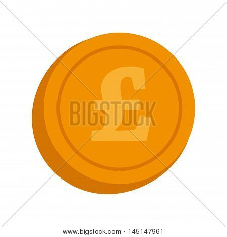 currency lira coin money isolated vector illustration eps 10