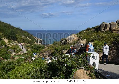 Trung Luong Beach In Binh Dinh, Vietnam