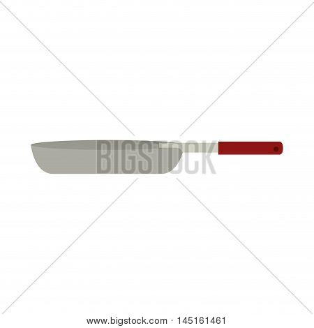 fryian pan kitchen cooking isolated vector illustration eps 10