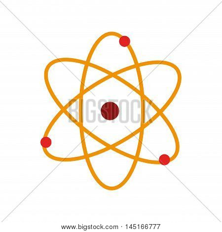 atom chemistry nuclear molecular isolated vector illustration eps 10
