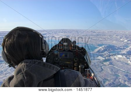 Volando sopra l'Artico