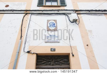 Home Of Nobel Prize Winner In Literature Camilo Jose Cela