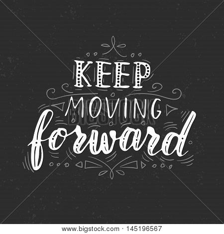 Vector hand written quote 