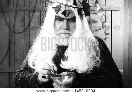 Zeus Making Potion