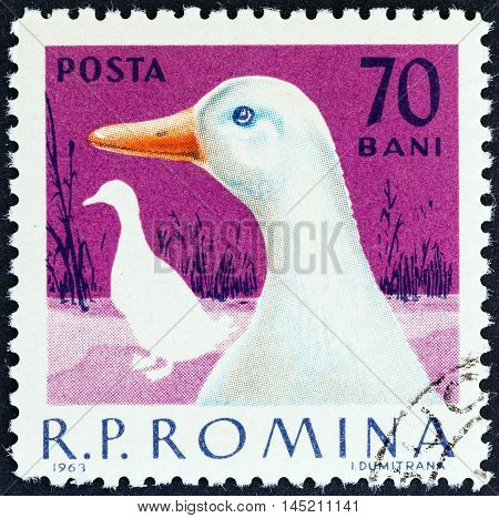 ROMANIA - CIRCA 1963: A stamp printed in Romania from the 