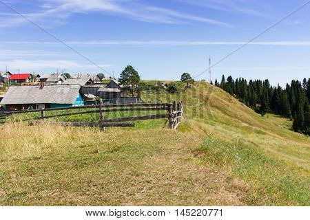 Rural Landscape At Summer