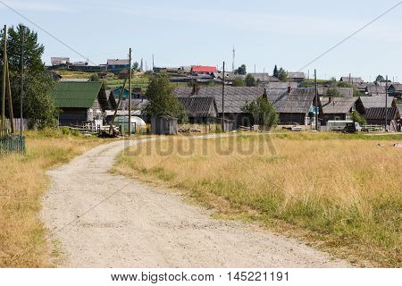 Rural Landscape At Summer