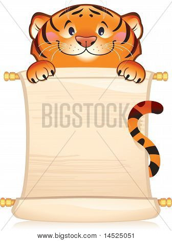 Tigre con scorrimento