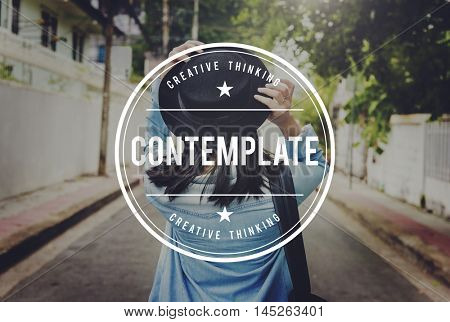 Contemplate Thinking Inspiration Thoughtful Concept