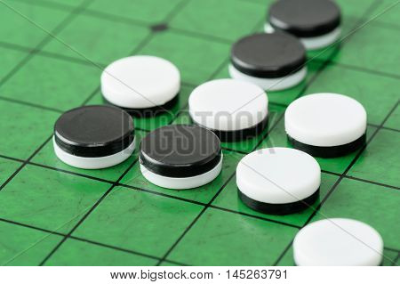 Discs On Reversi Board