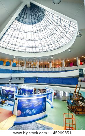 Roiet Thailand - Aug 23 2016 : Main ball room of Roiet Science and Cultural Centre Thailand