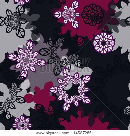 Abstract seamless pattern ornament. Mandala repeat pattern. Vintage background. Vector illustration.