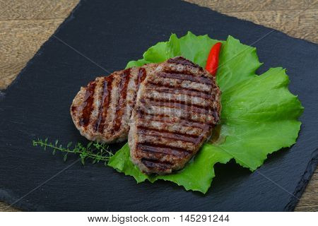 Grilled Burget Cutlet