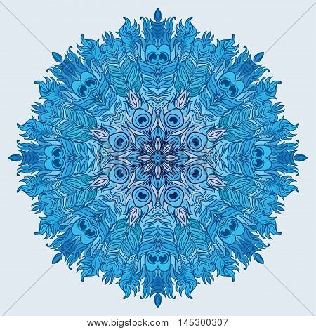 Vector Ethnic Mandala. Vintage decorative round element.