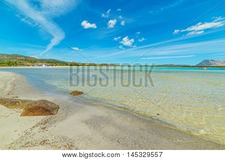 rocks and clear water in Lu Impostu Sardinia