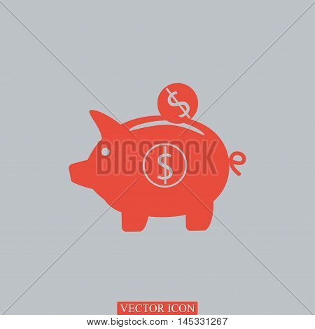 Piggy Banc Vector Icon