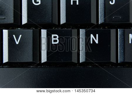 N German Keyboard Button White Black Macro Letters Numbers