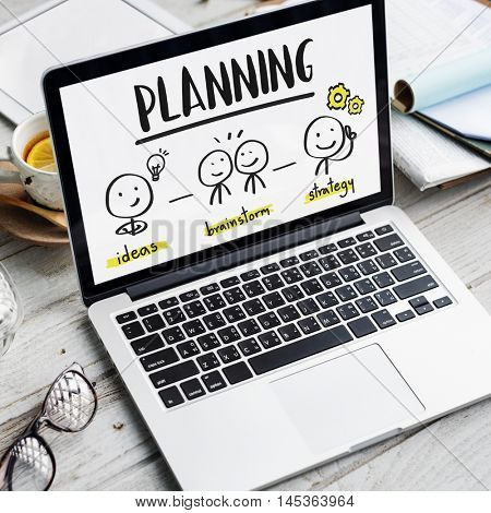 Business Ideas Process Strategy Concept