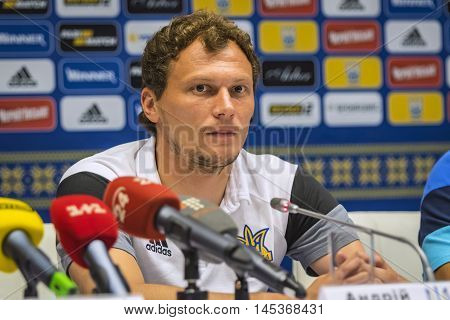 Press-conference Of Head Coach Of Ukraine National Football Team