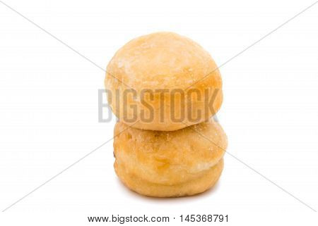 filled donuts  bakery on a white background