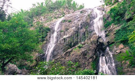 Klonglan waterfall The famous waterfall in Kamphaeng Phet province National Park Thailand