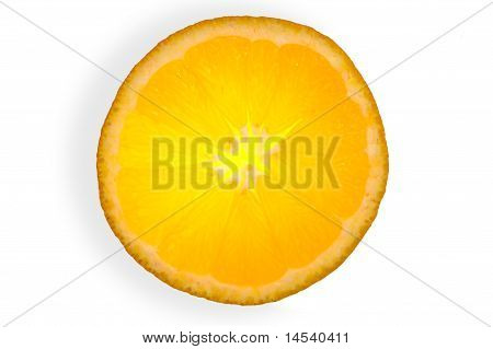 Glowing Orange  Isolated