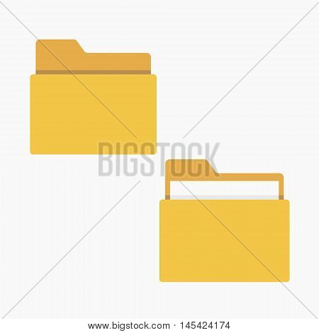 Open And Close Folder With Documents