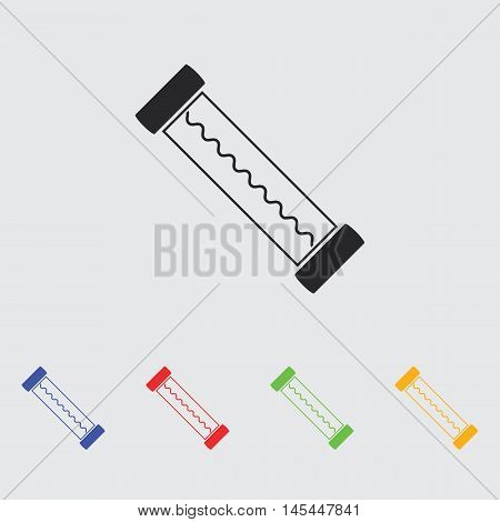 Electric fuse vector icon for web and mobile