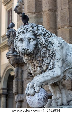 Medici Lionat The Loggia Dei Lanzi, Florence