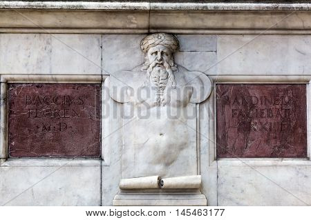 Detail At The Loggia Dei Lanzi In Florence