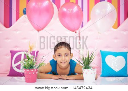 Smiling Bithday Girl
