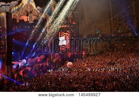 Dj Fedde Le Grand Performing Live On The Stage