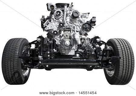Hnací nápravy a motoru
